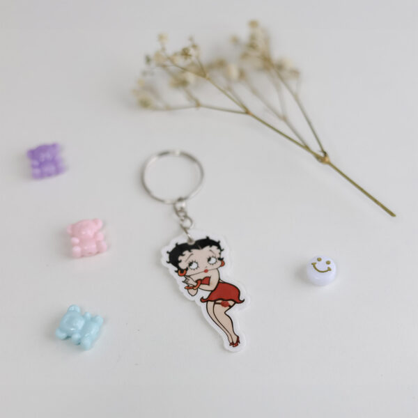 Chaveiro Fundo Branco | Betty-Boop