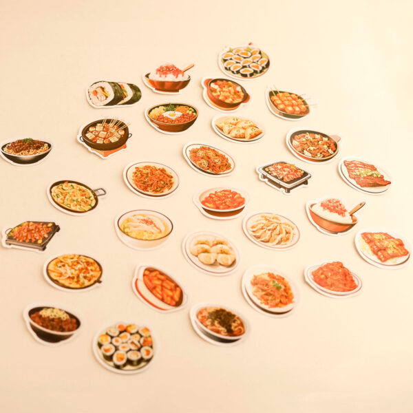 Stickers | Korean Dorama Foods (29 un)