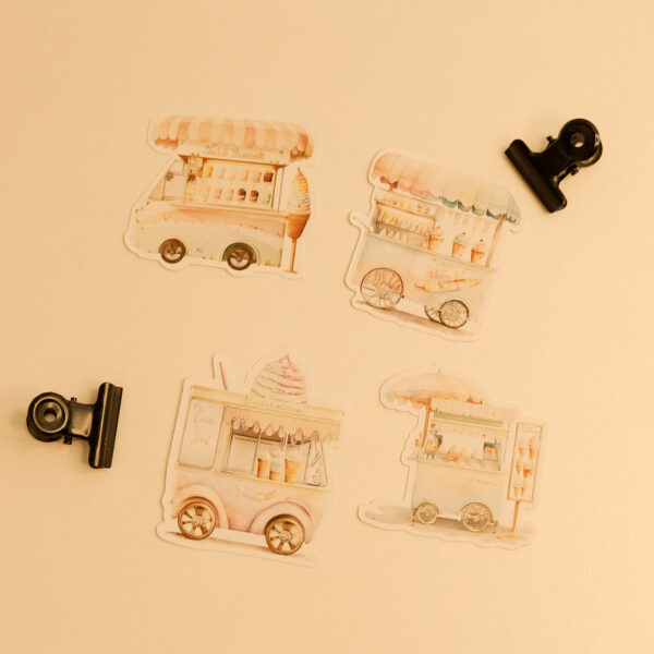 Stickers | Ice Cream Stands (8 un) - Image 3